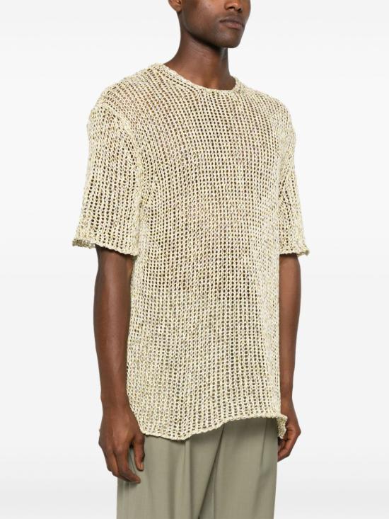  질샌더 반팔 티셔츠 J47GC0138 J15406772 Beige - JIL SANDER