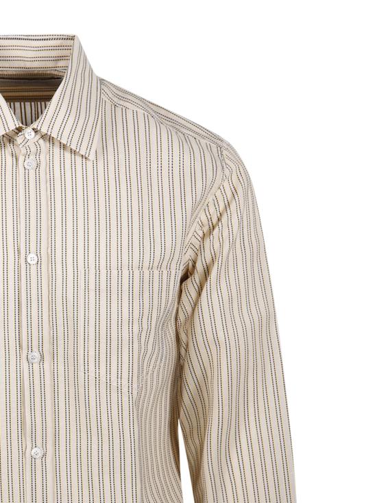 24FW 골든구스 긴팔 셔츠 GMP00246 P001659 82651 ECRU YELLOW BLACK - GOLDEN GOOSE