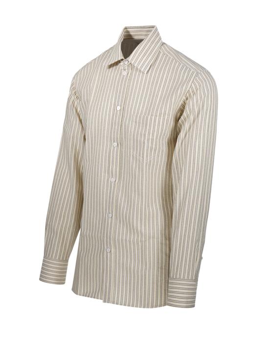 24FW 골든구스 긴팔 셔츠 GMP00246 P001659 82651 ECRU YELLOW BLACK - GOLDEN GOOSE