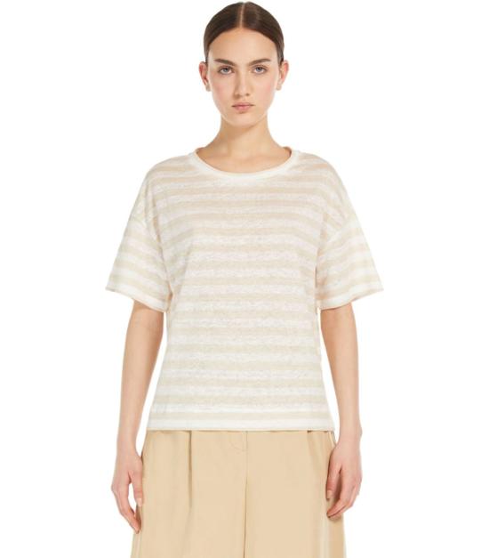  위켄드막스마라 반팔 티셔츠 2415941102600 012 S Ivory - WEEKEND MAX MARA