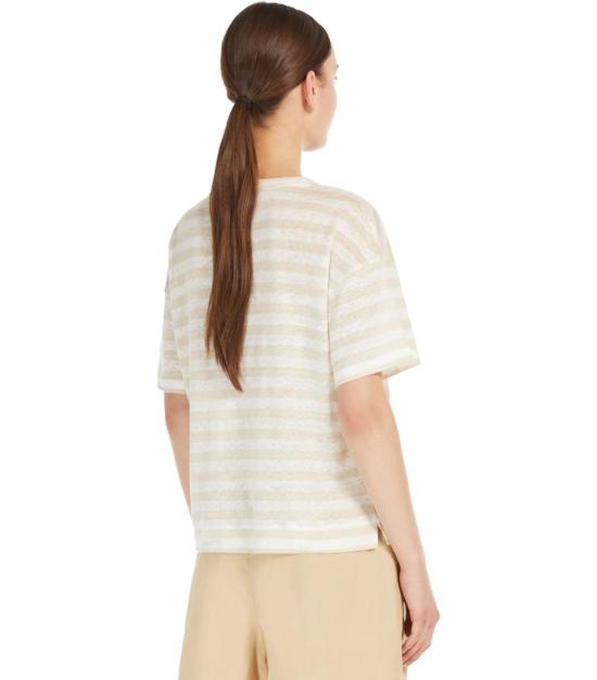  위켄드막스마라 반팔 티셔츠 2415941102600 012 S Ivory - WEEKEND MAX MARA