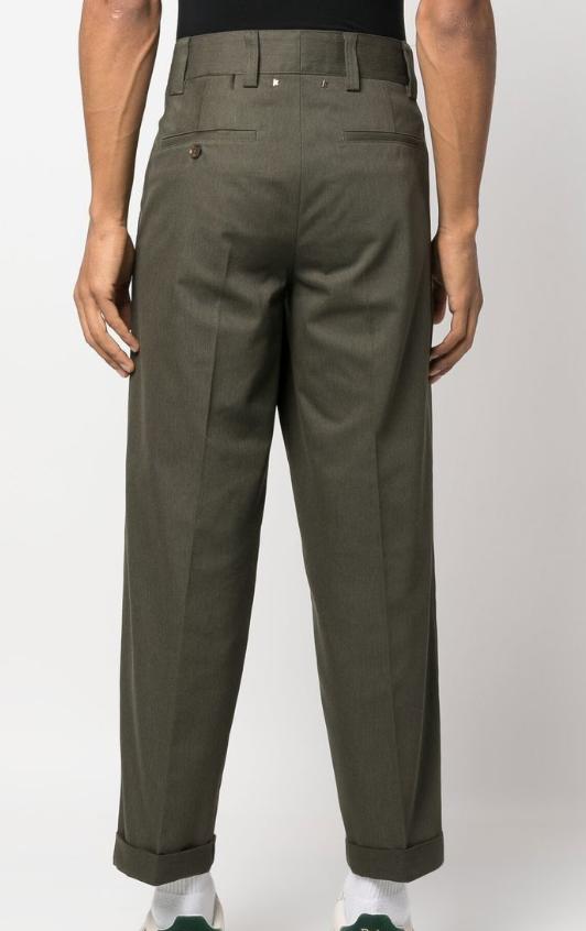  골든구스 스트레이트 팬츠 GMP01190P000786 35674 MILITARY GREEN - GOLDEN GOOSE