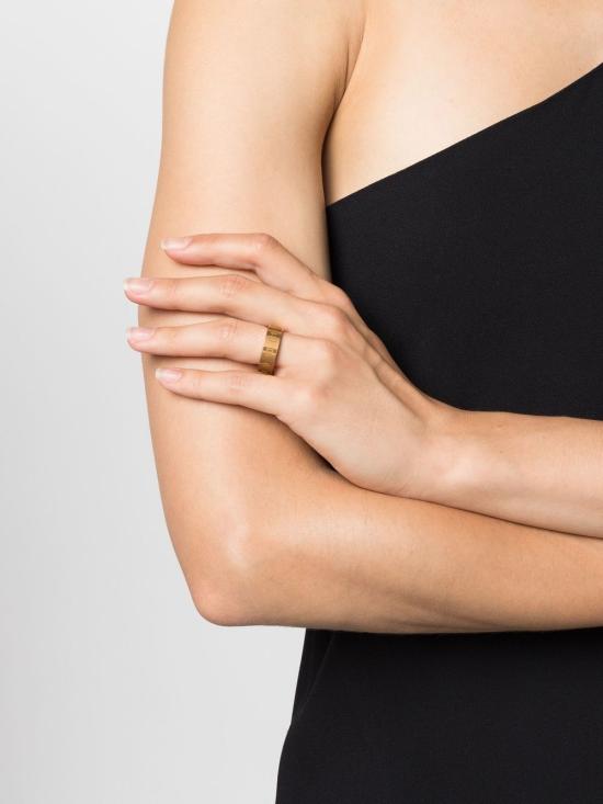 24FW 마르지엘라 반지 SI8UQ0003SV0129 950 YELLOW GOLD PLATING BURATTATO - MAISON MARGIELA