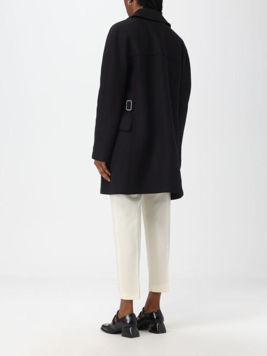  랑방 코트 RWCO00315758A23 10 Black - LANVIN