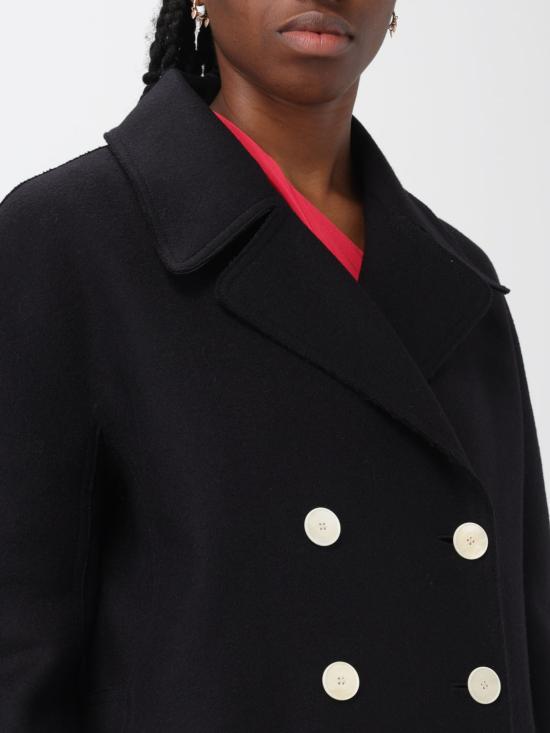  랑방 코트 RWCO00315758A23 10 Black - LANVIN