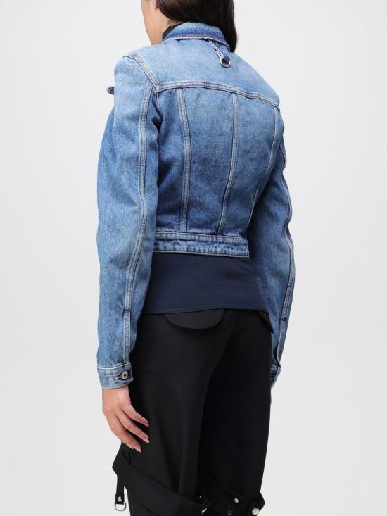 25FW 오프화이트 데님 자켓 OWYE048F23DEN001 4500 Blue - OFF WHITE