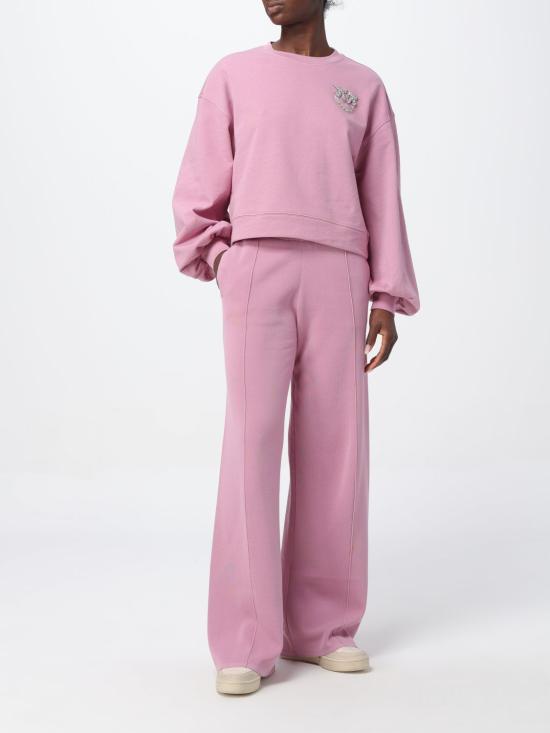 25FW 핑코 트레이닝/조거 팬츠 102813A115 N98 Pink - PINKO