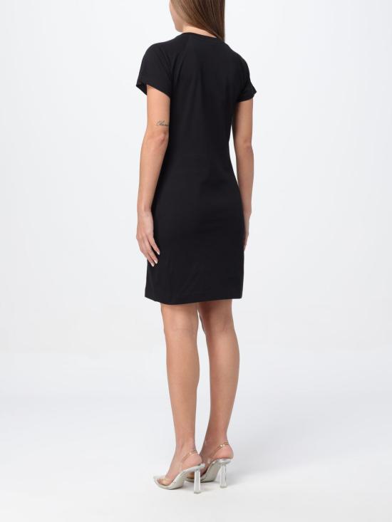  모스키노 미디 원피스 04500541 2555 Black - MOSCHINO