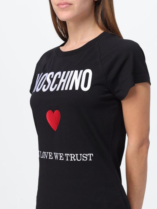  모스키노 미디 원피스 04500541 2555 Black - MOSCHINO