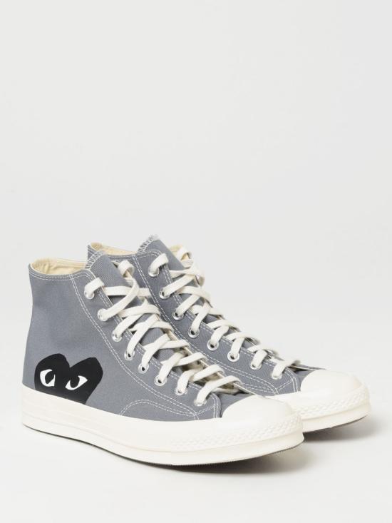  꼼데가르송 플레이 X 컨버스 스니커즈 P1K122 1 Grey - COMME DES GARCONS PLAY CONVERSE
