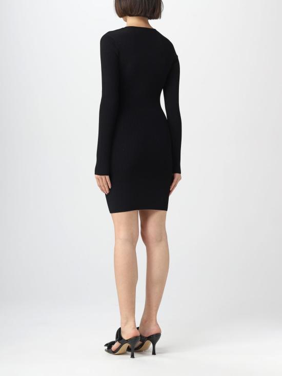 25FW 디스퀘어드2 미디 원피스 S75CV0593S18171 900 Black - DSQUARED2