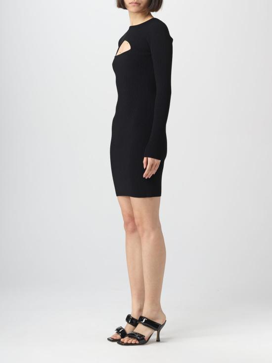 25FW 디스퀘어드2 미디 원피스 S75CV0593S18171 900 Black - DSQUARED2