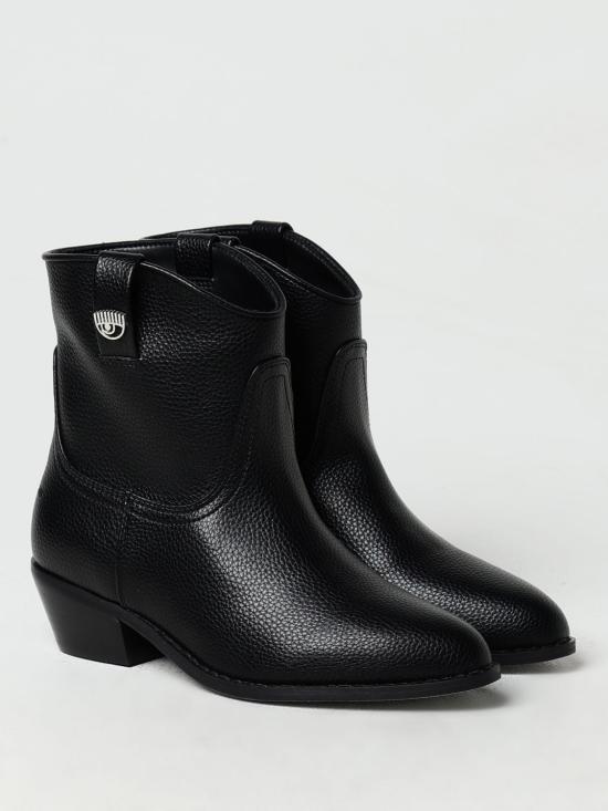  [키즈] 키아라 페라그니 미들 부츠 CFB330 001 Black - CHIARA FERRAGNI