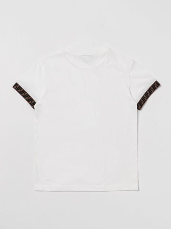 26SS [키즈] 펜디 티셔츠 JUI0187AJ F0TU9 White - FENDI