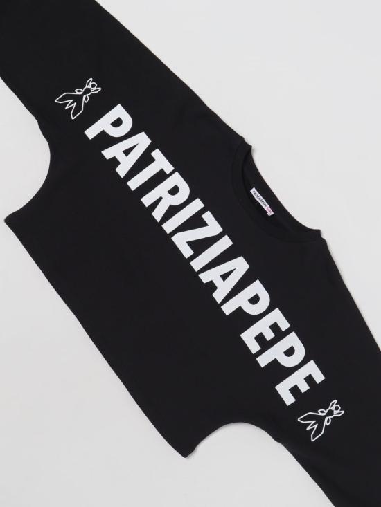 [키즈] 파트리지아페페 트레이닝 상의 7M0764J046 K103 Black - PATRIZIA PEPE