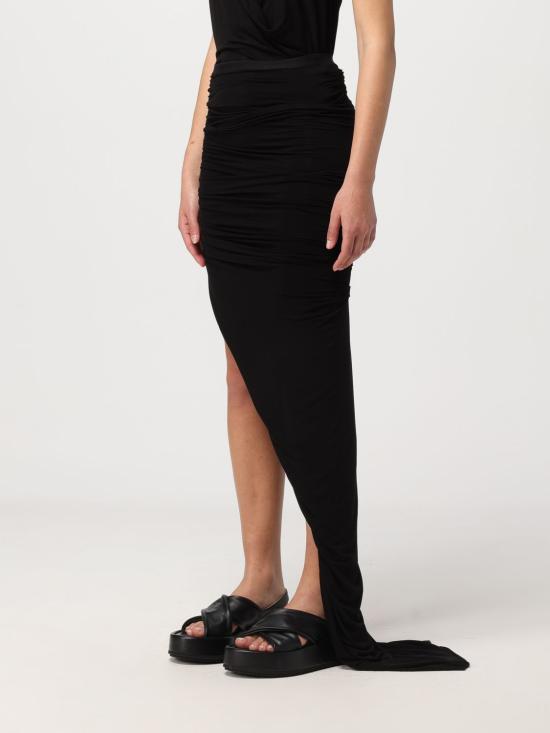  릭 오웬스 롱 스커트 RP01D2366HBZ 09 Black - RICK OWENS