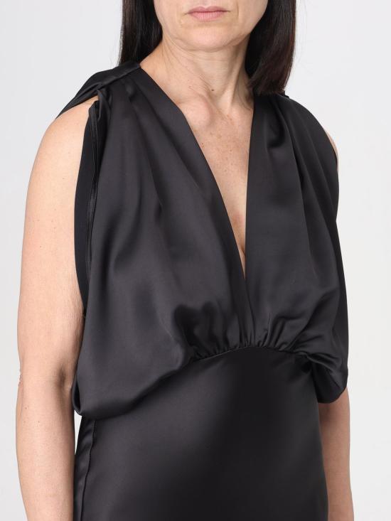  핑코 롱 원피스 102856Z345 Z99 Black - PINKO