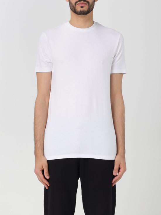 25FW 엠포리오 아르마니 반팔 티셔츠 8N1TF01JCDZ 0100 White