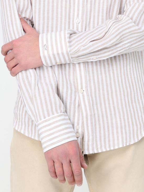 25FW 폴앤샤크 긴팔 셔츠 24413256CF VB8 Beige - PAUL & SHARK