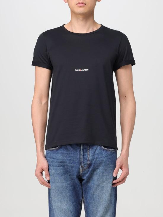 25FW 생로랑 리브 고쉬 티셔츠 464572YB2DQ 1000 Black