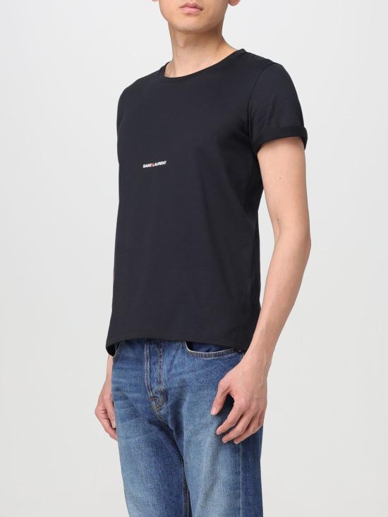 25FW 생로랑 리브 고쉬 티셔츠 464572YB2DQ 1000 Black - SAINT LAURENT