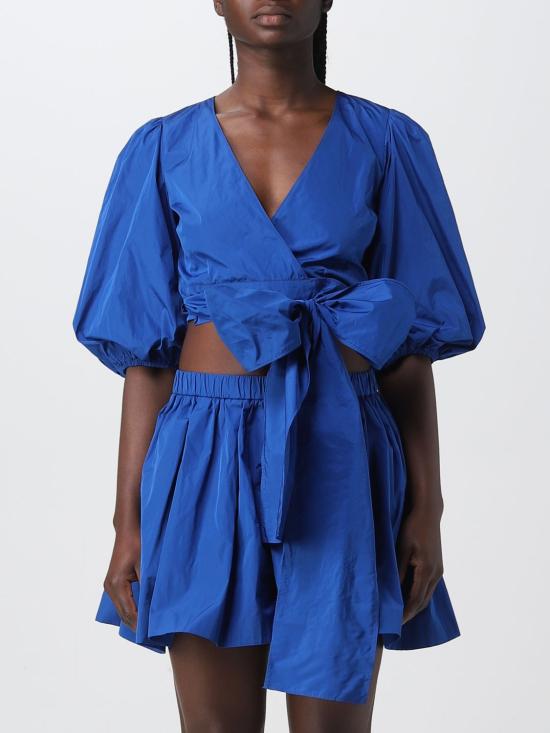  레드발렌티노 블라우스 2R3ABL301FP 788 Blue