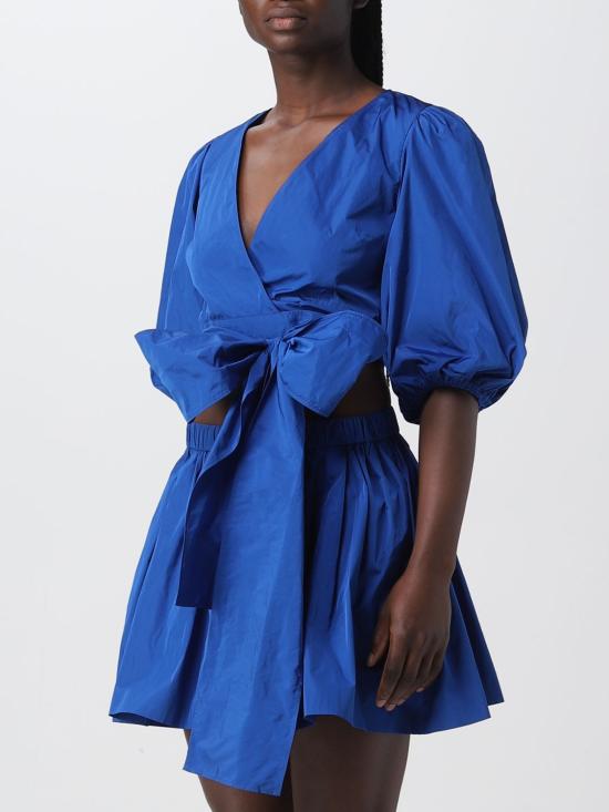  레드발렌티노 블라우스 2R3ABL301FP 788 Blue - RED VALENTINO