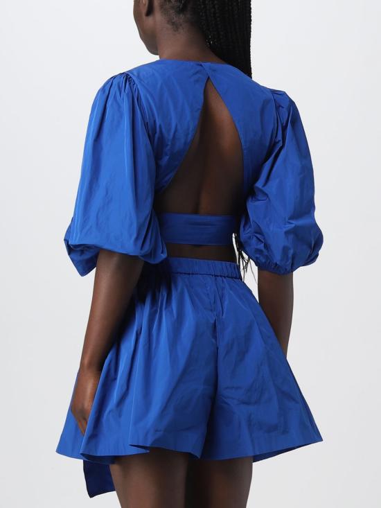  레드발렌티노 블라우스 2R3ABL301FP 788 Blue - RED VALENTINO