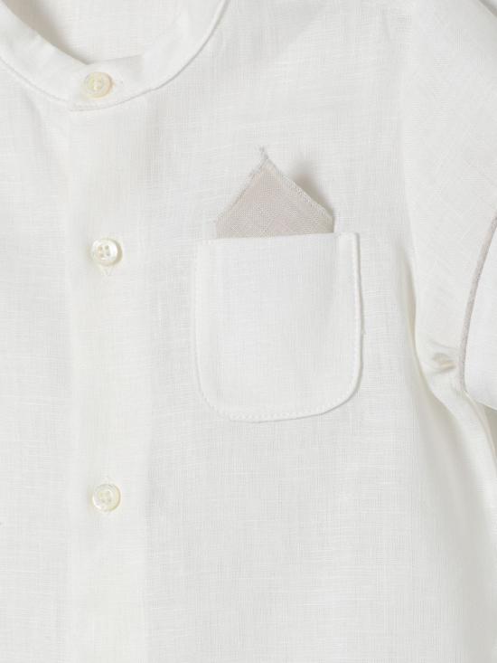  [키즈] 라스투펜데리아 셔츠 TJCM71 D02 White - LA STUPENDERIA