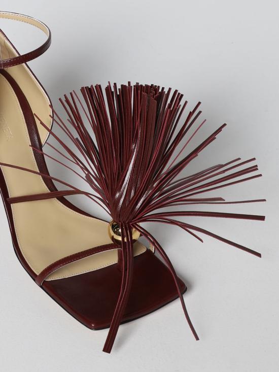  보테가베네타 런지 나파 힐/펌프스 716241VBSF0 6084 Burgundy - BOTTEGA VENETA