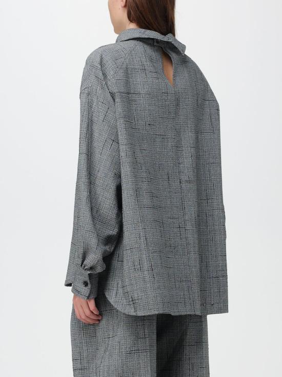  보테가베네타 블라우스 770949 V3FD0 1360 Grey - BOTTEGA VENETA