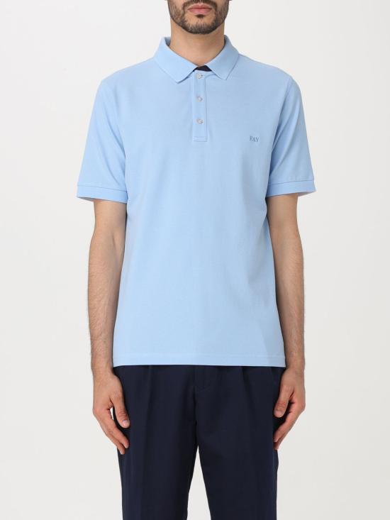 25FW 페이 폴로 티셔츠 NPMB248135STDW U010 Gnawed Blue