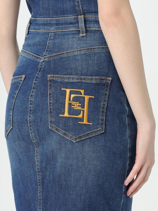 25FW 엘리자베타프랜치 데님 원피스 AJ37D 104 Denim - ELISABETTA FRANCHI