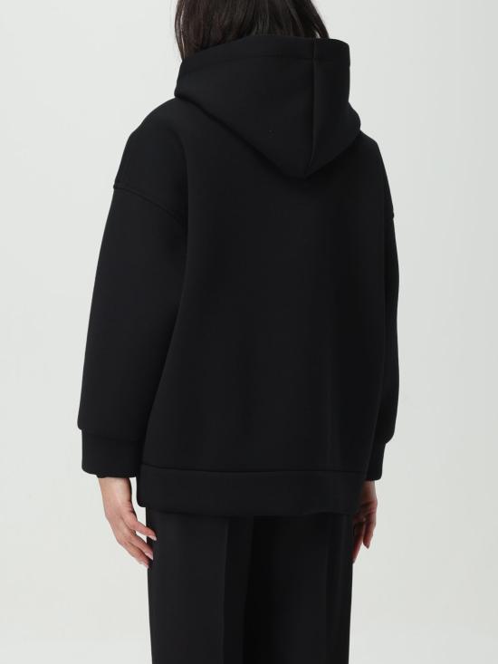 25FW 막스마라 후드 티셔츠 2411921011600 003 Black - MAX MARA