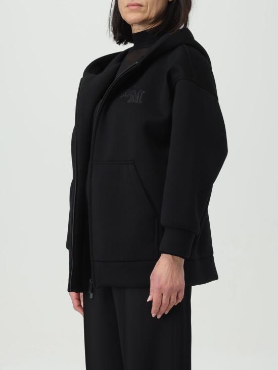 25FW 막스마라 후드 티셔츠 2411921011600 003 Black - MAX MARA