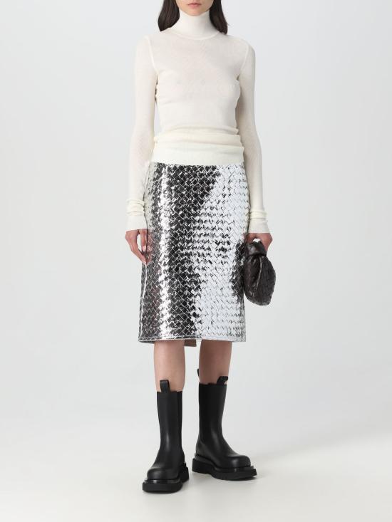  보테가베네타  울 터틀넥 751881V32A0 9071 Yellow Cream - BOTTEGA VENETA