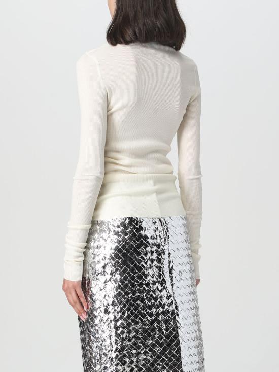  보테가베네타  울 터틀넥 751881V32A0 9071 Yellow Cream - BOTTEGA VENETA