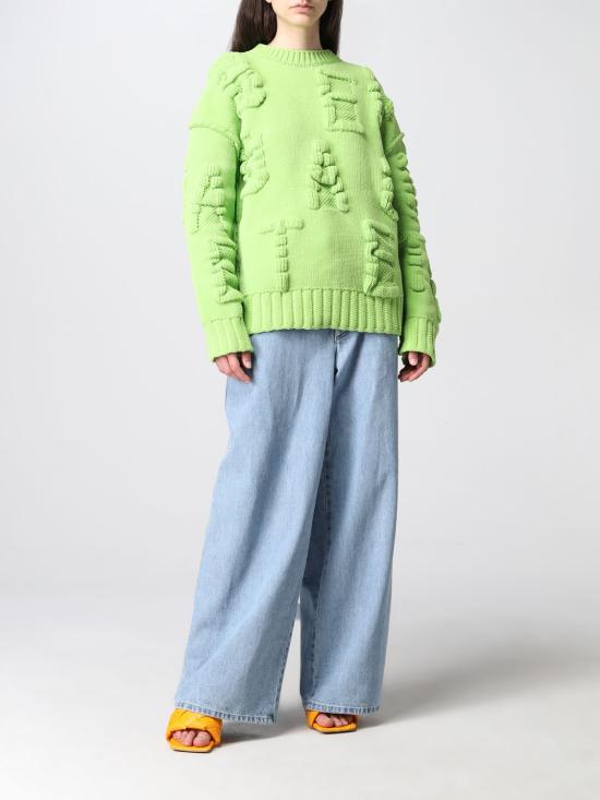  보테가베네타 스웨터 689711V1OX0 3048 Green - BOTTEGA VENETA