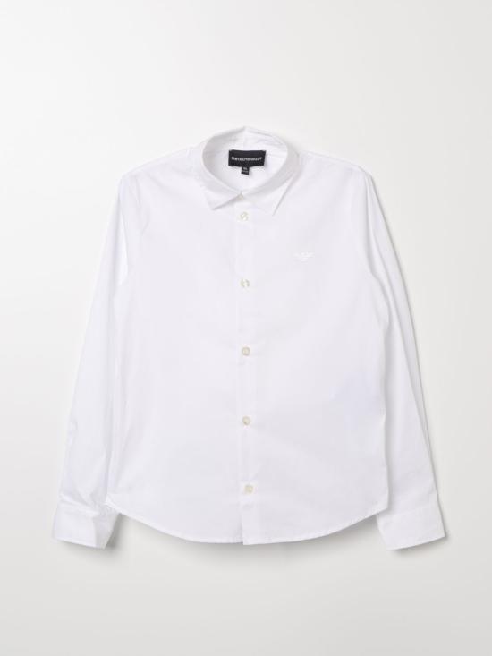 25FW [키즈] 엠포리오 아르마니 셔츠 8N4CJ01N06Z 0100 White