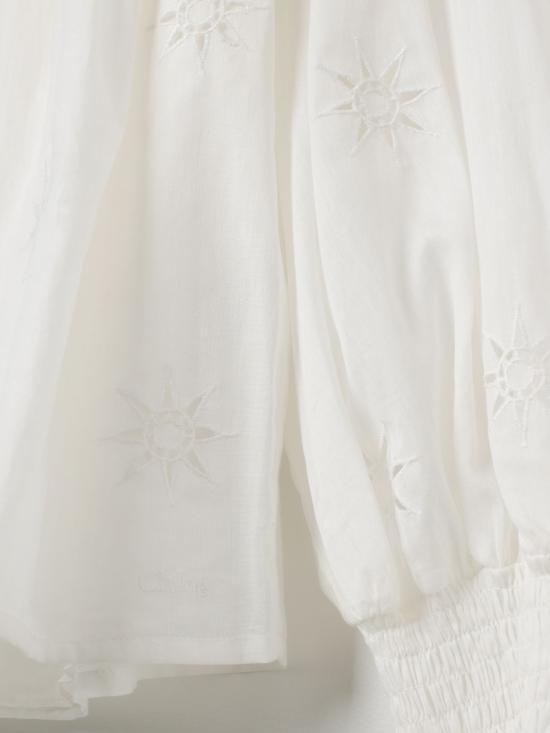 25FW [키즈] 끌로에 셔츠 C20197 117 White - CHLOE