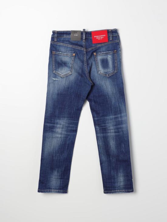 25FW [키즈] 디스퀘어드2 진 DQ2252D0A7G DQ01 Blue - DSQUARED2