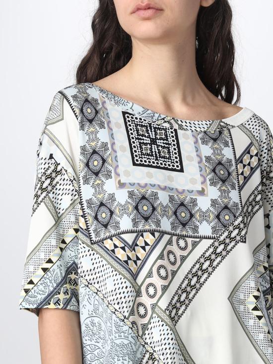 25FW 에트로 반팔 티셔츠 124574580 250 White - ETRO