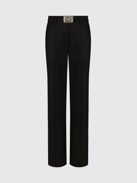 25FW 돌체앤가바나 스트레이트 팬츠 FTCZITGDBWV N0000 Black