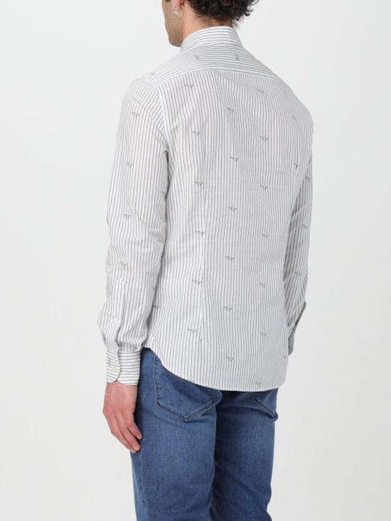  엠포리오 아르마니 긴팔 셔츠 3D1C861K3LZ F1H2 Blue - EMPORIO ARMANI