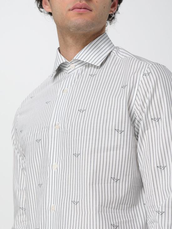  엠포리오 아르마니 긴팔 셔츠 3D1C861K3LZ F1H2 Blue - EMPORIO ARMANI