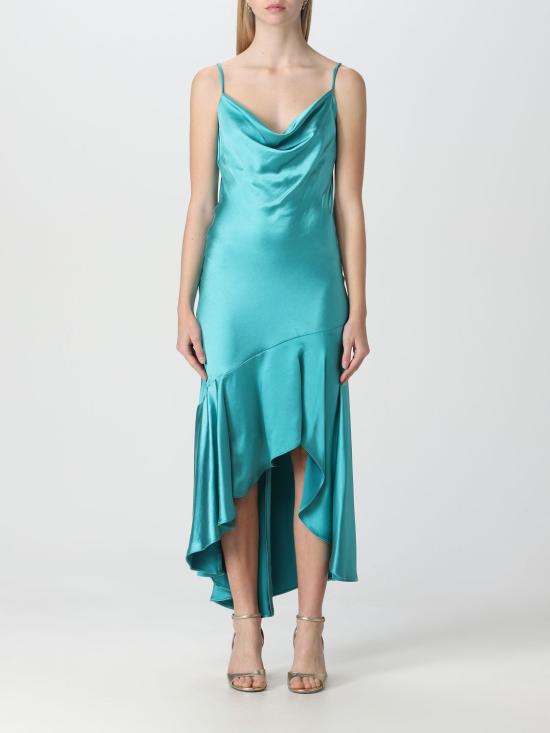  핑코 롱 원피스 100033Z345 F38 Gnawed Blue