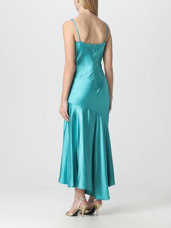  핑코 롱 원피스 100033Z345 F38 Gnawed Blue - PINKO