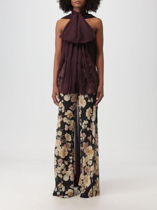  생로랑 블라우스 770094 Y115W 6166 Burgundy