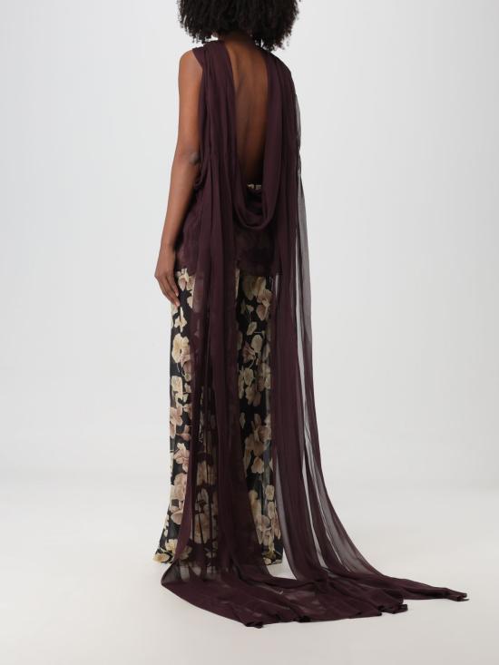  생로랑 블라우스 770094 Y115W 6166 Burgundy - SAINT LAURENT