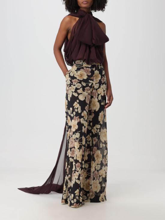  생로랑 블라우스 770094 Y115W 6166 Burgundy - SAINT LAURENT